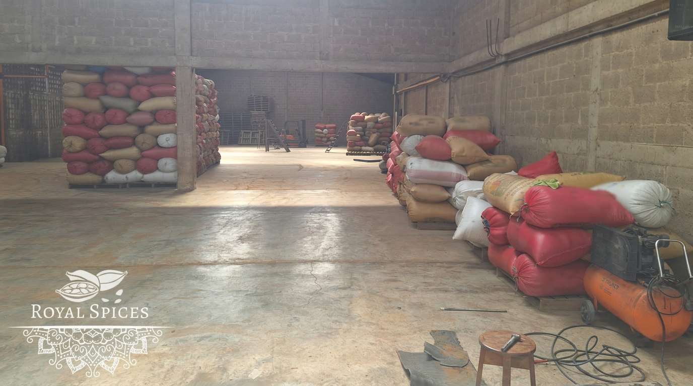 Royal Spices — Vista general de bodega